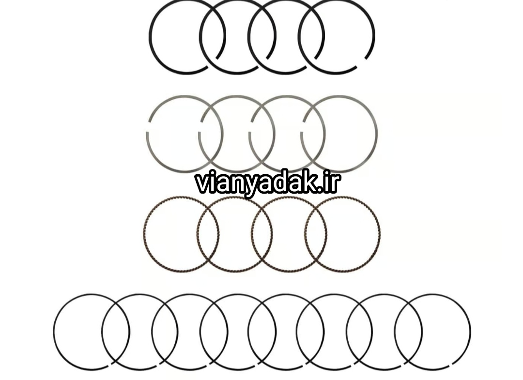 رینگ پیستون موتور استاندارد ام وی ام X22 پرو دنده ای